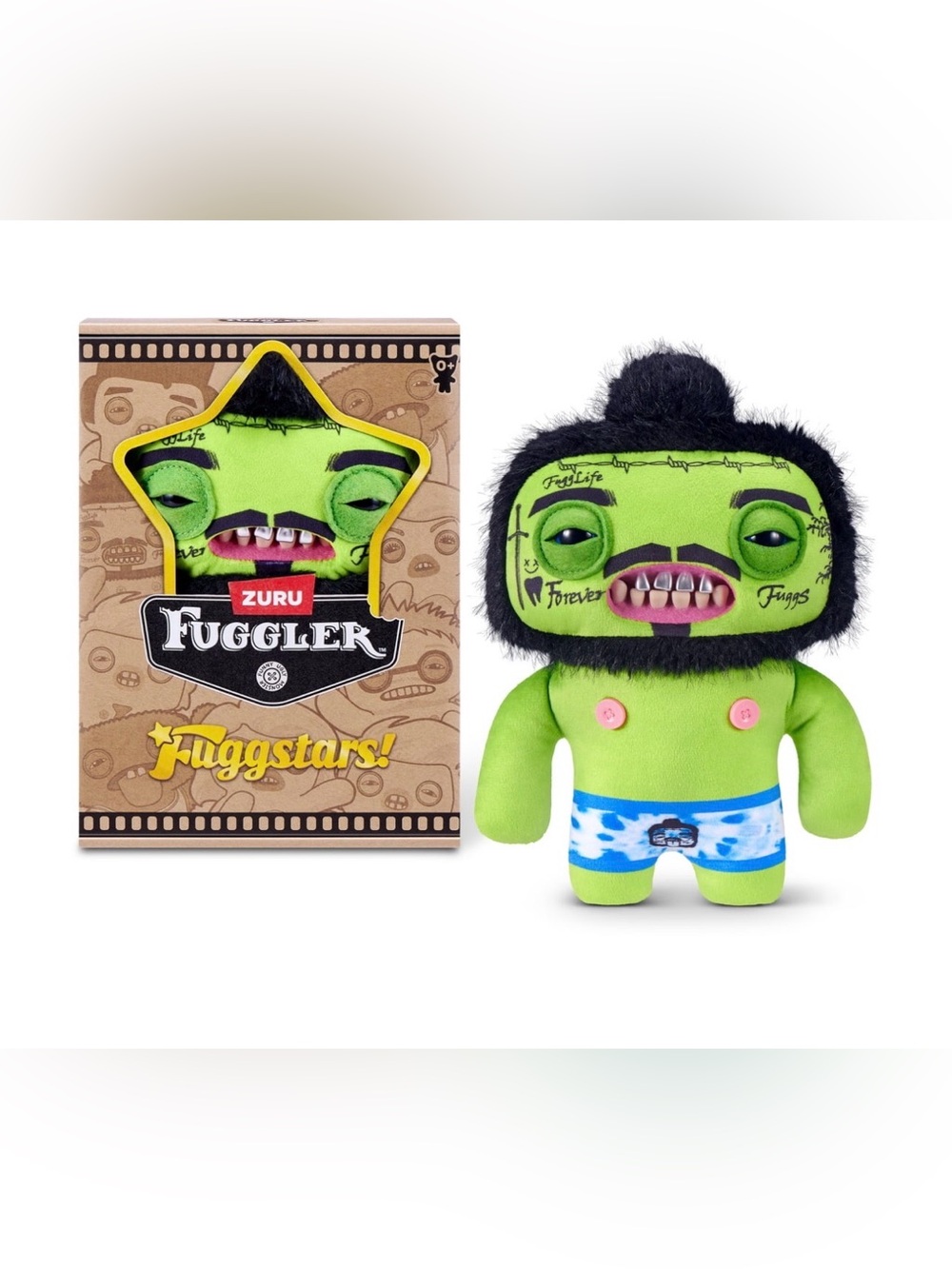 Zuru Fuggler Fuggstars Post Malone Rhymer McSlimer Funny Ugly Monster